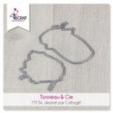 Matrice de coupe Scrapbooking carterie - Tonneau & Cie