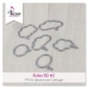 Matrice de coupe Scrapbooking carterie - Bulles BD 2