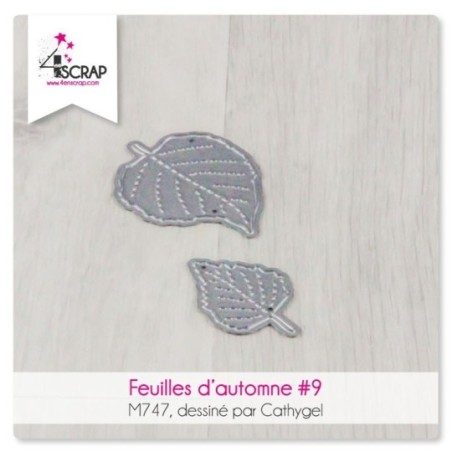 Matrice de coupe Scrapbooking carterie - Feuilles d'automne 9