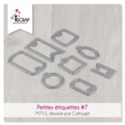 Scrapbooking cutting die - Small labels 7