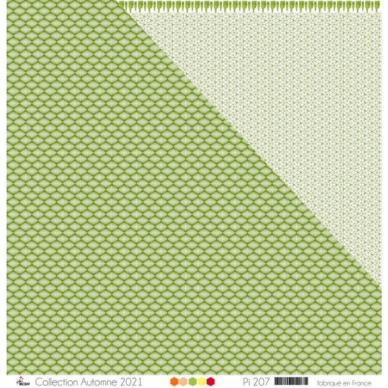 Papier imprimé Scrapbooking Carterie - "Motifs Art Déco vert tendances" Papier imprimé Scrapbooking Carterie - "Motifs Art Déco vert tendances"
