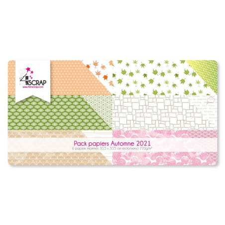 Printed Paper Scrapbooking Card Pack - Summer 2021