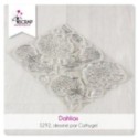 Tampon transparent Scrapbooking Carterie - Dahlias
