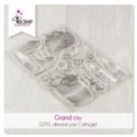 Tampon transparent Scrapbooking Carterie - Grand cru