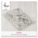 Tampon transparent Scrapbooking Carterie - Castors