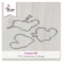 Matrice de coupe Scrapbooking carterie - Castors 2