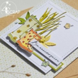 Matrice de coupe Scrapbooking carterie - Cornouiller