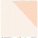Papier imprimé "Mailles blanches sur fond saumon" - Scrapbooking Carterie