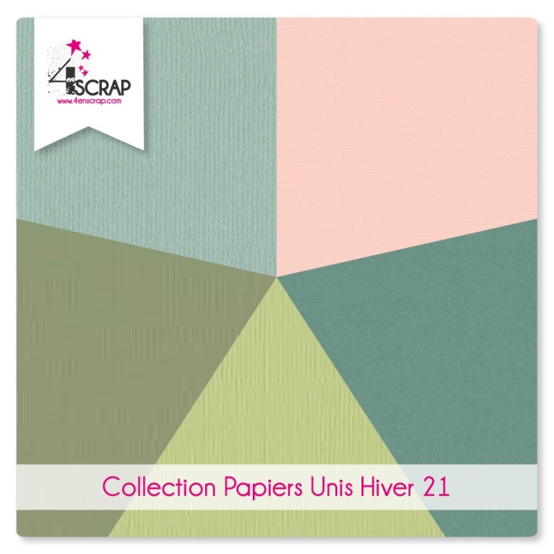 Winter 2021 Plain Paper Pack - Scrapbooking Cardboard Winter 2021 Plain Paper Pack - Scrapbooking Cardboard