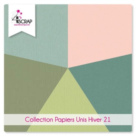 Pack Papier Uni Hiver 2021 - Scrapbooking Carterie