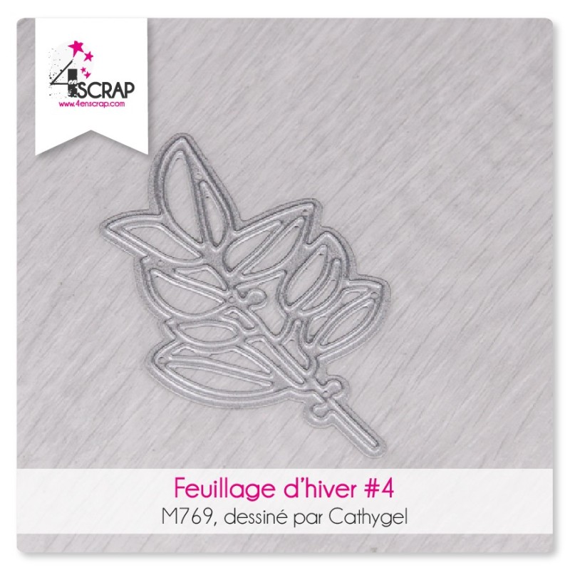Winter Foliage 4 Cutting die - Scrapbooking Cardboard Winter Foliage 4 Cutting die - Scrapbooking Cardboard