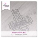 Boîte cadeau 4 - Matrice de coupe Scrapbooking Carterie