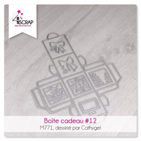 Boîte cadeau 4 - Matrice de coupe Scrapbooking Carterie