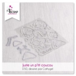 Just a quick hello - Transparent stamp & die Scrapbooking Carterie Just a quick hello - Transparent stamp & die Scrapbooking Carterie