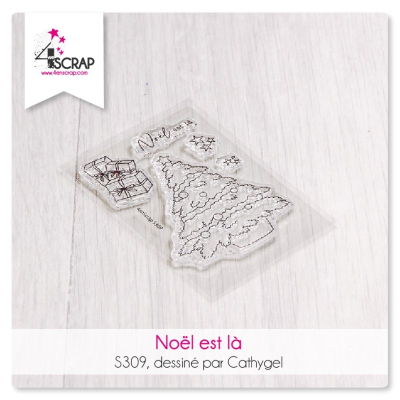 Christmas is here - Clear stamp Scrapbooking Card making Christmas is here - Clear stamp Scrapbooking Card making