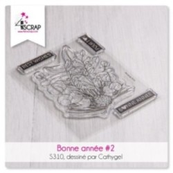 Happy New Year 2 - Clear stamp Scrapbooking Card making Happy New Year 2 - Clear stamp Scrapbooking Card making