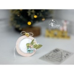 Snow effect beads for shaking card - Scrapbooking Carterie