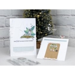 Christmas mood- Transparent stamp & die Scrapbooking Carterie