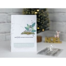 Christmas mood- Transparent stamp & die Scrapbooking Carterie