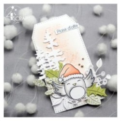 Just a quick hello - Transparent stamp & die Scrapbooking Carterie Just a quick hello - Transparent stamp & die Scrapbooking Carterie