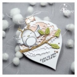 Just a quick hello - Transparent stamp & die Scrapbooking Carterie Just a quick hello - Transparent stamp & die Scrapbooking Carterie
