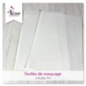 Feuilles de masquage - Outil Scrapbooking Carterie