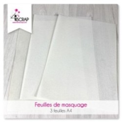 Feuilles de masquage - Outil Scrapbooking Carterie