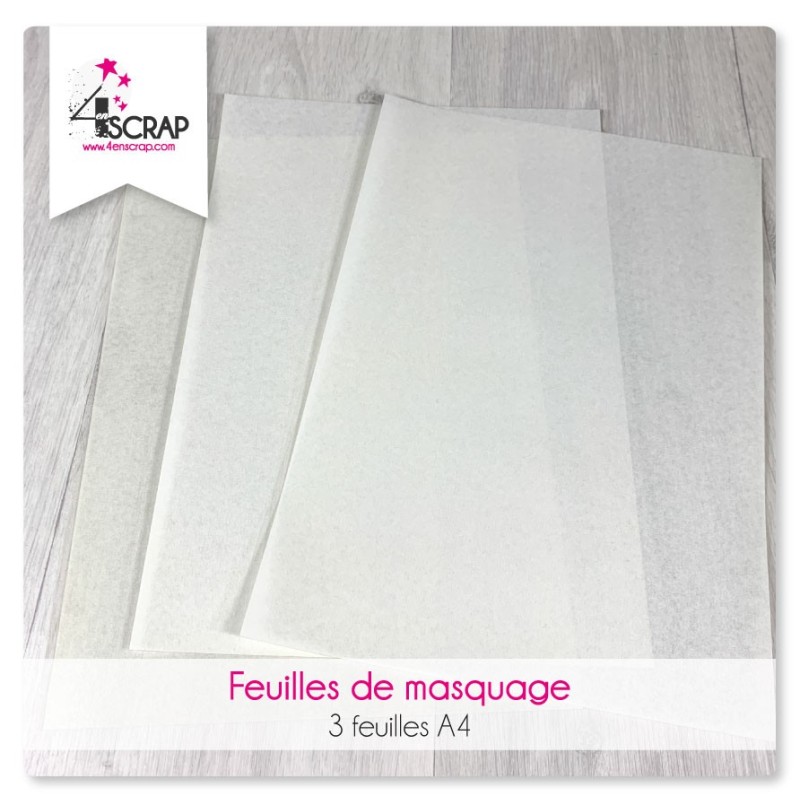 Masking Sheets - Outil Scrapbooking Carterie Masking Sheets - Outil Scrapbooking Carterie