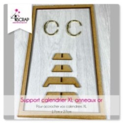 Support calendrier XL - A customiser Scrapbooking carterie