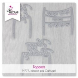 Toppers - Matrice de coupe Scrapbooking Carterie