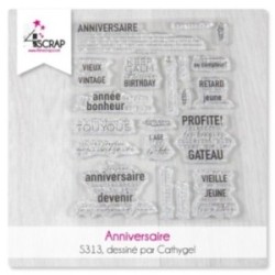 Birthday - Clear stamp Scrapbooking Card making