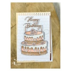 Gâteaux d'anniversaire - Tampon transparent Scrapbooking Carterie