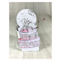 Gâteaux d'anniversaire - Tampon transparent Scrapbooking Carterie