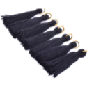 Pompon fils noir - Embellissement Scrapbooking