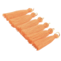 Pompon fils jaune orangé - Embellissement Scrapbooking