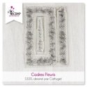 Cadres Fleuris - Tampon transparent Scrapbooking Carterie