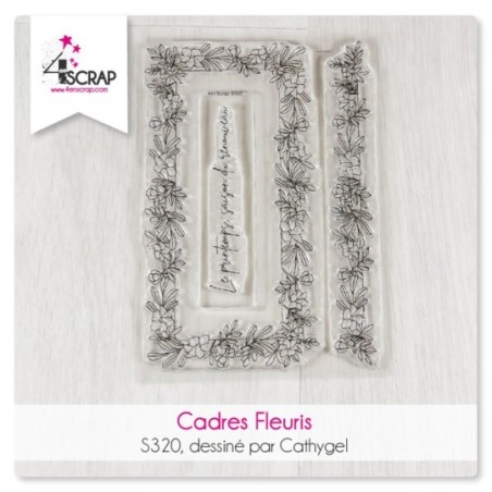 Flowered Frames- Clear stamp Scrapbooking Card making