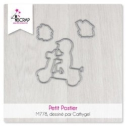 Petit Postier - Matrice de coupe Scrapbooking Carterie