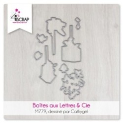 Boîtes aux Lettres & Cie - Matrice de coupe Scrapbooking Carterie