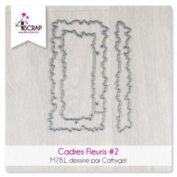 Cadres Fleuris 2 - Matrice de coupe Scrapbooking Carterie