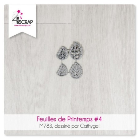 Feuilles de Printemps 4 - Matrice de coupe Scrapbooking Carterie