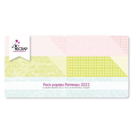 Spring 2022 Printed Pack - Scrapbooking Paper