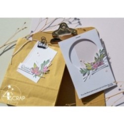 Petals of Happiness- Clear stamp Scrapbooking Card making
