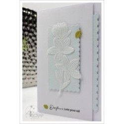 Spring Flowers 2 - Scrapbooking and Cardmaking Cutting Template