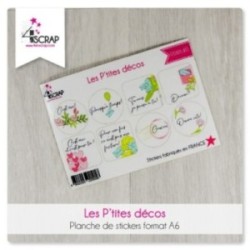 Les P'tites décos - Stickers Scrapbooking Carterie rangement