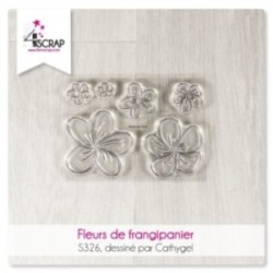 Tampon de fleurs de frangipanier