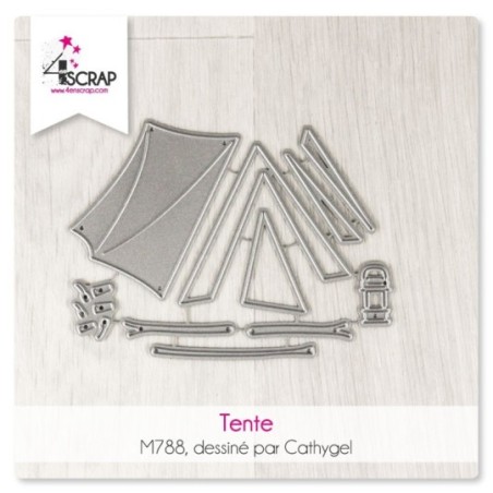 Tente - Matrice de coupe Scrapbooking Carterie