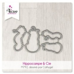 Hippocampe - Matrice de coupe Scrapbooking Carterie