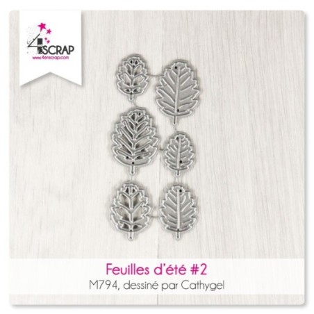 Feuilles d'été 2 - Matrice de coupe Scrapbooking Carterie