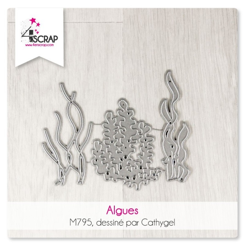 Algues - Matrice de coupe Scrapbooking Carterie Algues - Matrice de coupe Scrapbooking Carterie
